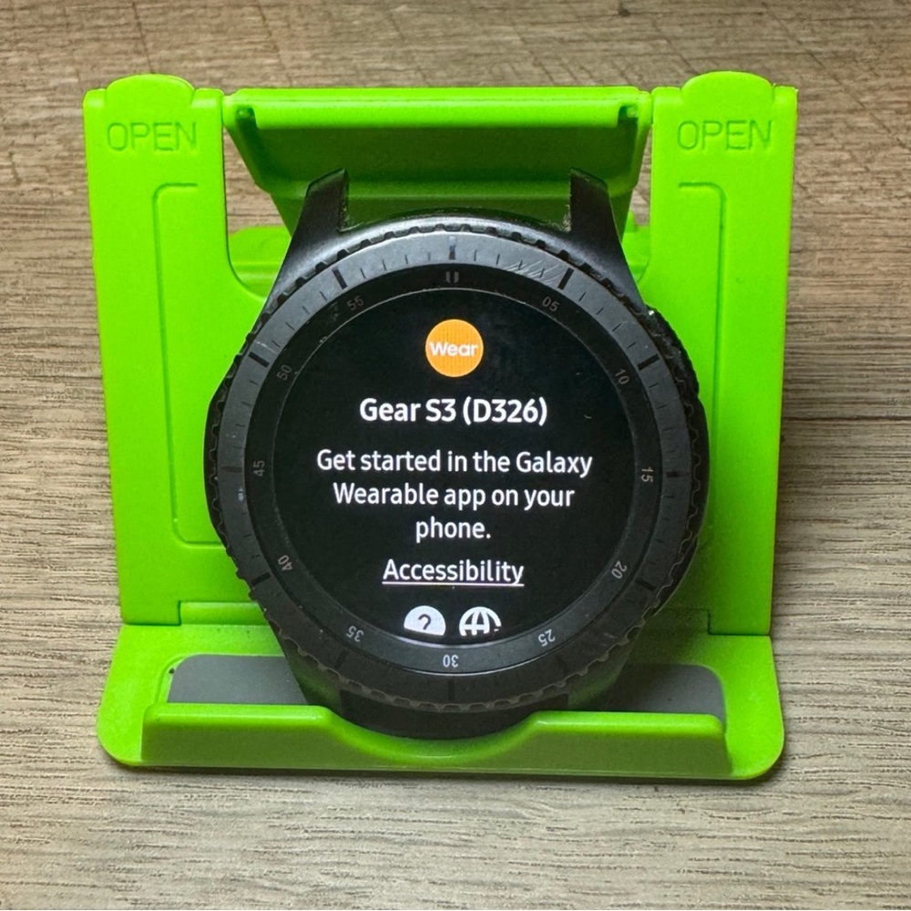 Samsung Gear S3 Frontier Smartwatch SM-R760 46mm in Dark Gray (Excellent) 9775
